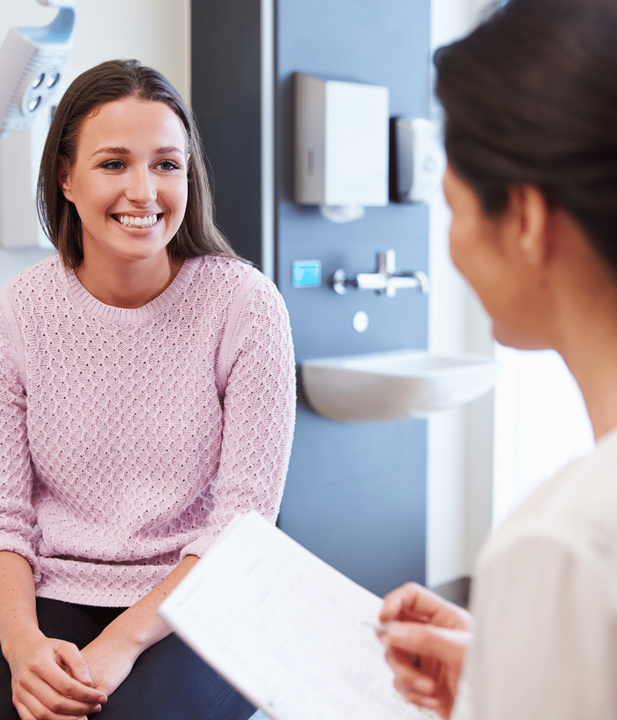 Doctor meeting with patient